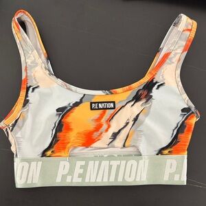 NWOT P. E NATION COURT SIDE SPORTS BRA XS